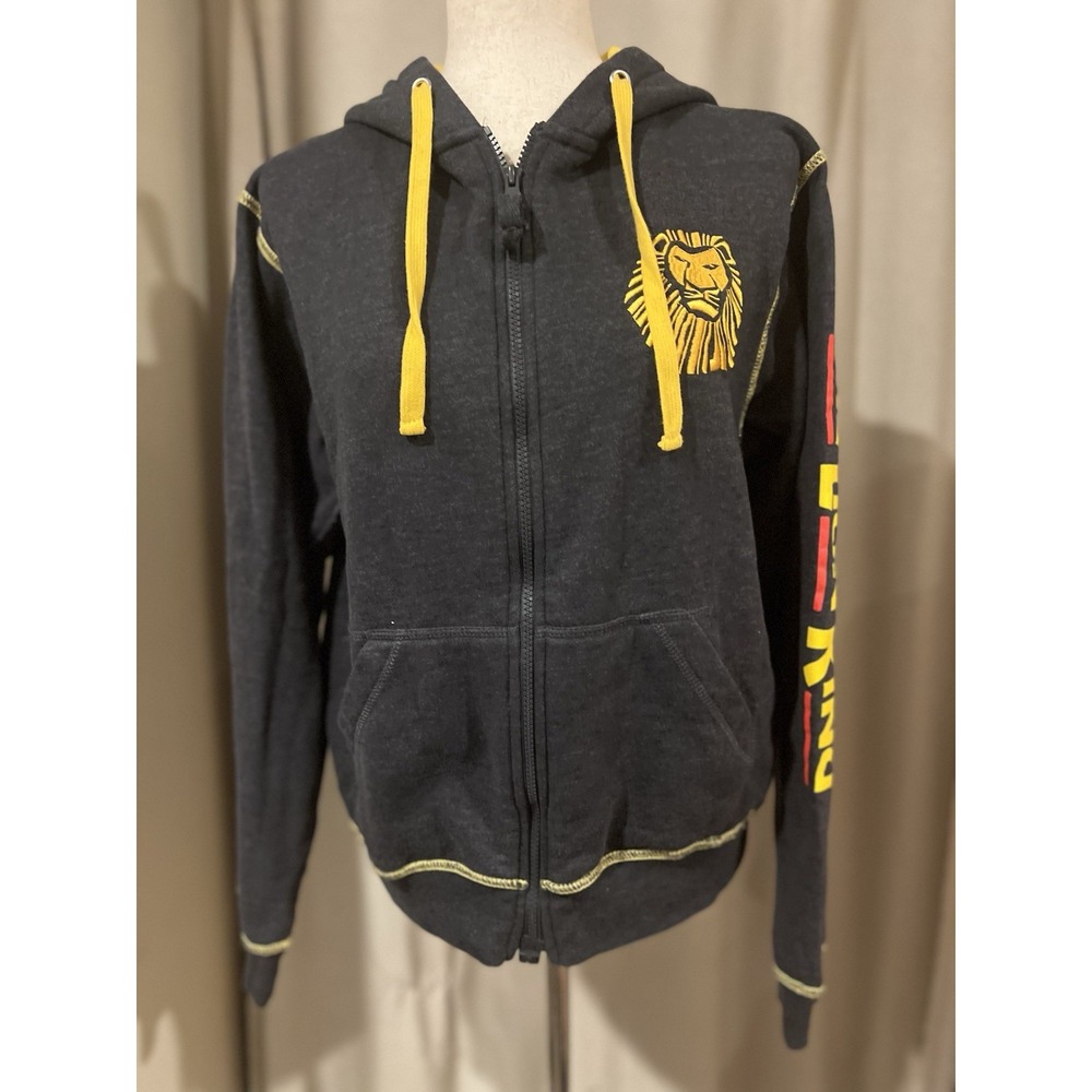 Disney Presents The Lion King Musical Full Zip Women's Hoodie Sweatshirt Small